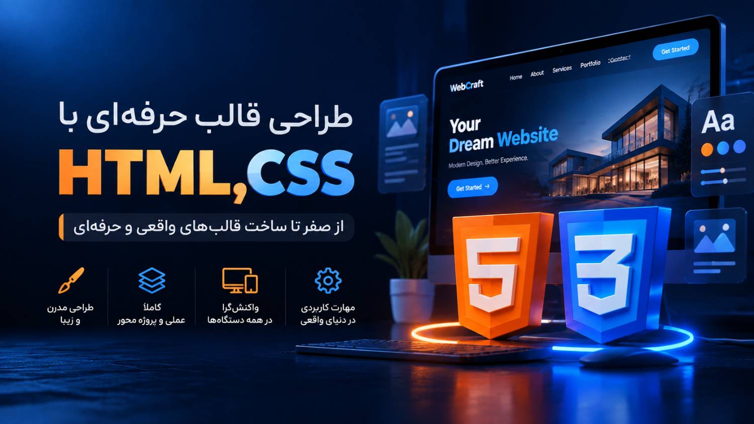 طراحی وب با HTML و CSS